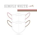 中衛 醫療口罩-Simply White 3D口罩(秋日紅.秋日褐耳帶)