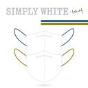 中衛 醫療口罩-Simply White 3D口罩(冬日藍.冬日綠耳帶)