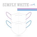 中衛 醫療口罩-Simply White 3D口罩(夏日紫.夏日藍耳帶)