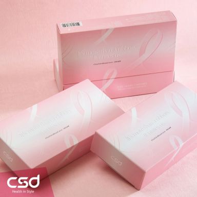 CSD中衛粉紅絲帶公益口罩宣導防治乳癌  募集百萬捐公益團體